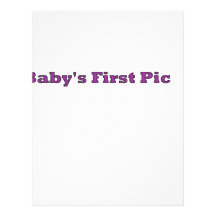 Baby's First Picture The MUSEUM Zazzle Gifts Letterhead