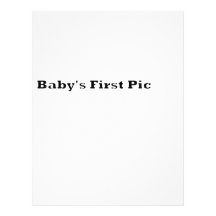Baby's First Picture The MUSEUM Zazzle Gifts Letterhead