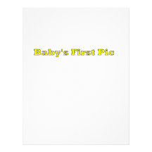 Baby's First Picture The MUSEUM Zazzle Gifts Customized Letterhead