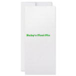 Baby's First Picture The MUSEUM Zazzle Gifts Rack Card Template