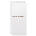 Baby's First Picture The MUSEUM Zazzle Gifts Custom Rack Cards