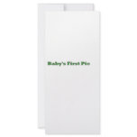 Baby's First Picture The MUSEUM Zazzle Gifts Rack Card Template