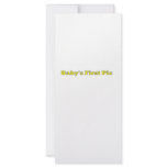 Baby's First Picture The MUSEUM Zazzle Gifts Rack Card