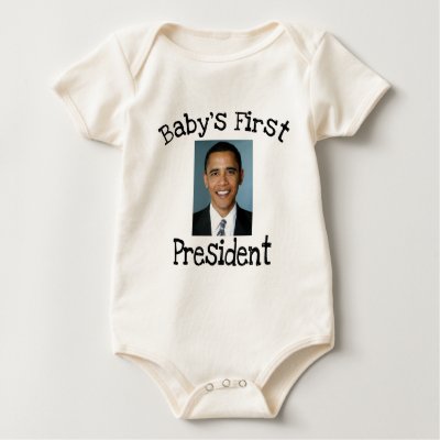 Baby's First President T Shirt by cloverbelledesigns