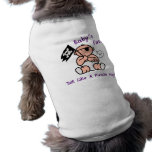 Baby's first talk like a pirate day dog t shirt