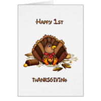 Baby's First Thanksgiving Greeting Card