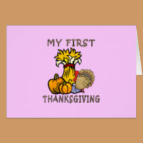 Baby's First Thanksgiving cards