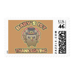 Baby's First Thanksgiving Postage Stamps stamps