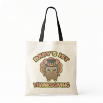 Baby's First Thanksgiving Tote Bag