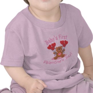 BABY'S FIRST VALENTINE'S DAY! (girl) shirt