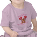 BABY'S FIRST VALENTINE'S DAY! (girl) t-shirts by FamilyFunTees BABY'S FIRST VALENTINE'S DAY! (girl) t-shirts
