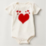 Baby's First Valentine's Day Hearts Outfit Tee Shirts