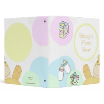 Baby's First Year Binder by Lizzydee Baby's First Year Binder