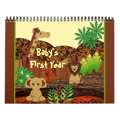 Baby's First Year Wall Calendar by SherryHolderHunt