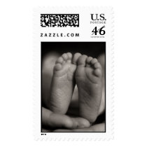 baby's foot postage stamp