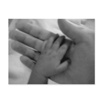 baby's hand postcards by ortizychica