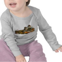 Baby's Thanksgiving Long Sleve Tee, Cute Squirells t-shirts by moonlake Baby's Thanksgiving Long Sleve Tee, Cute Squirells t-shirts