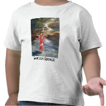 BabySha20x24, Save our Springs!, Sylvia LeDoux t-shirts