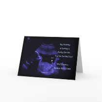 Babyshower Invitation  (Baby Boy)  Blank Greeting Card