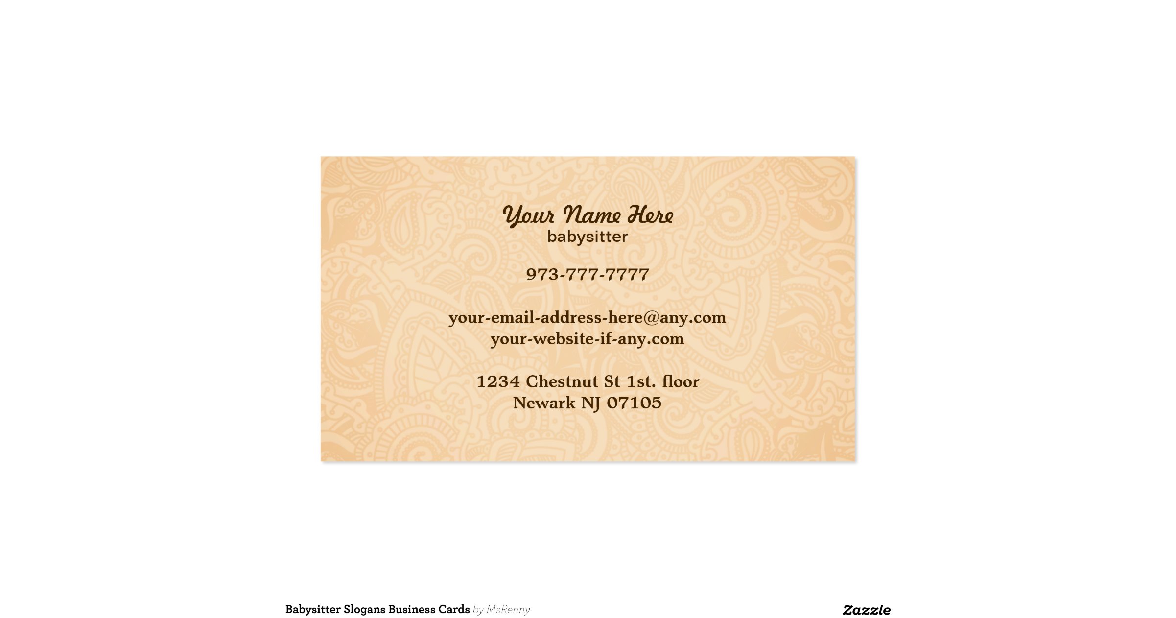 babysitter slogans business cards babysitter slogans