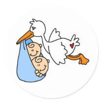 BABYSTORKTWINS STICKER