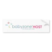 Babyzone HOST bumper sticker bumper stickers