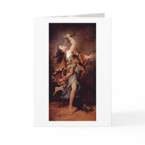 Baccantin By Bernhard Rode Greeting Card
