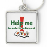 Baccarat Addict's Keychain