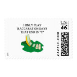 BACCARAT game player postage