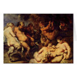 Bacchanal By Rubens Peter Paul (Best Quality) Card