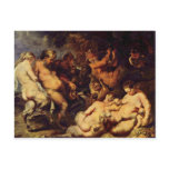 Bacchanal By Rubens Peter Paul (Best Quality) Post Card