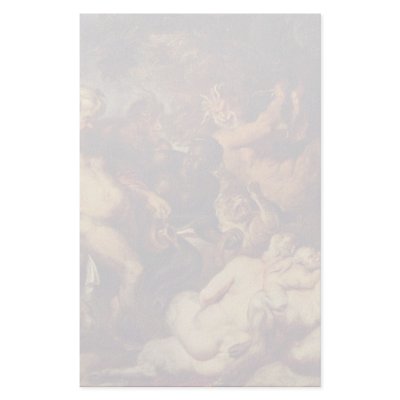 Bacchanal By Rubens Peter Paul (Best Quality) Personalized Stationery by Artcollection