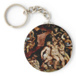Bacchanal Detail By Zuccari Taddeo (Best Quality) Key Chain