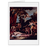 Bacchus And Ariadne By Sebastiano Ricci Greeting Cards