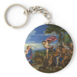 Bacchus and Ariadne by Titian Keychains
