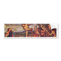 Bacchus And Ariadne " By Tizian (Best Quality) Bumper Sticker
