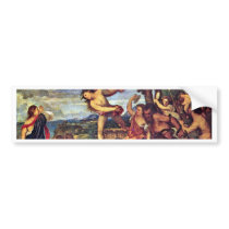 Bacchus And Ariadne " By Tizian (Best Quality) Bumper Sticker