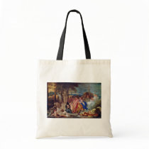 Bacchus And Ceres With Nymphs And Satyrs By Bourdo Canvas Bag