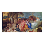 Bacchus And Ceres With Nymphs And Satyrs By Bourdo Photo Greeting Card