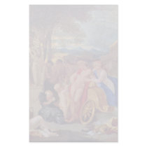 Bacchus And Ceres With Nymphs And Satyrs By Bourdo Stationery Paper