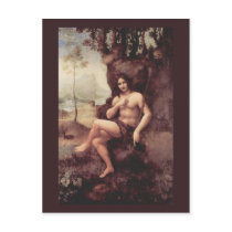 Bacchus by Leonardo da Vinci Postcard