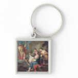 Bacchus Delivered to the Nymphs of Nysa Keychain