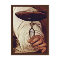 Bacchus, Detail By Michelangelo Merisi Da Caravagg Post Cards