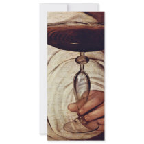 Bacchus, Detail By Michelangelo Merisi Da Caravagg Customized Rack Card