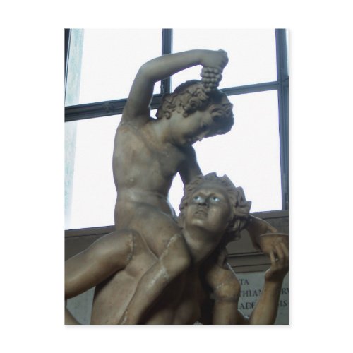 Bacchus Statue in the Vatican ~ Rome, Italy postcard