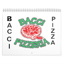 BACCI PIZZA CALENDER WALL CALENDAR
