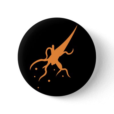 Bacculite Pinback Button by EvaLuciano