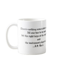 Bach, After 1750 all is commentary Coffee Mug