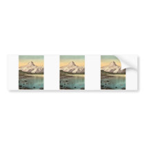 Bach Alps Lake and Schreckhorn, Bernese Oberland, Bumper Sticker