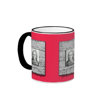 Bach Baroque Music Mug by debinSC